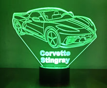 Load image into Gallery viewer, Awesome &quot;2021 Corvette Stingray&quot; 3D LED Lamp (1291) - Free Shipping