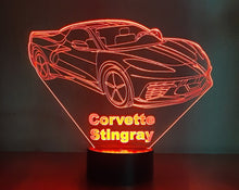 Load image into Gallery viewer, Awesome &quot;2021 Corvette Stingray&quot; 3D LED Lamp (1291) - Free Shipping