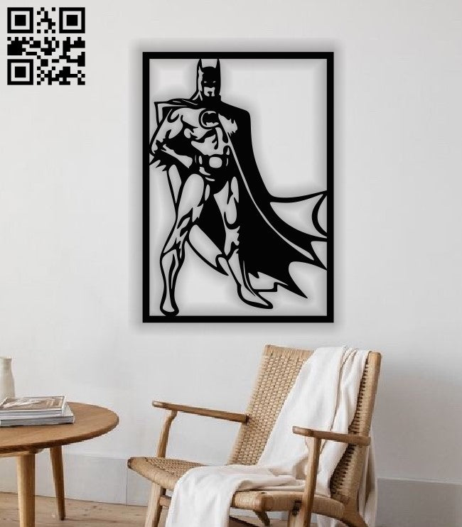 Art Deco Batman Wall Décor (E0013250)