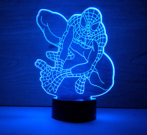 Awesome "Spiderman" 3D LED Lamp (1094) - FREE SHIPPING!