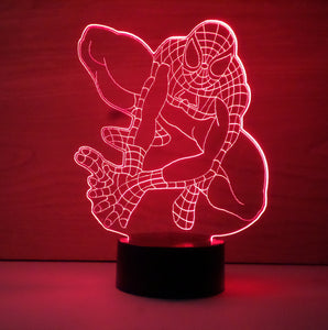 Awesome "Spiderman" 3D LED Lamp (1094) - FREE SHIPPING!