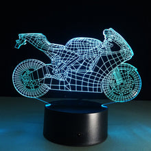 Load image into Gallery viewer, Awesome &quot;Motorcycle&quot; 3D LED Lamp (2122) - FREE SHIPPING!