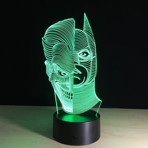 Awesome "Batman - Joker" 3D LED Lamp (2044) - FREE SHIPPING!