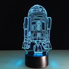 Load image into Gallery viewer, Awesome &quot;Star Wars R2-D2 Robot&quot; 3D LED Lamp (2095) - FREE Shipping!