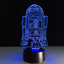 Load image into Gallery viewer, Awesome &quot;Star Wars R2-D2 Robot&quot; 3D LED Lamp (2095) - FREE Shipping!