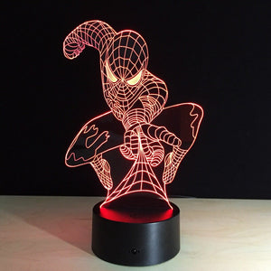 Awesome 3D "Spiderman" LED Lamp (2085) - FREE SHIPPING!