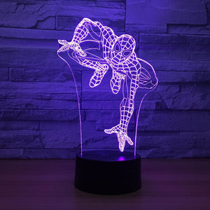 Awesome "Spiderman" 3D LED Lamp (21217) - FREE SHIPPING!