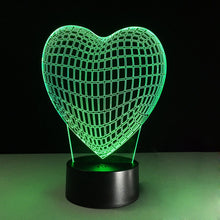 Load image into Gallery viewer, Awesome &quot;Heart&quot; 3D LED Lamp (2300) - FREE SHIPPING!