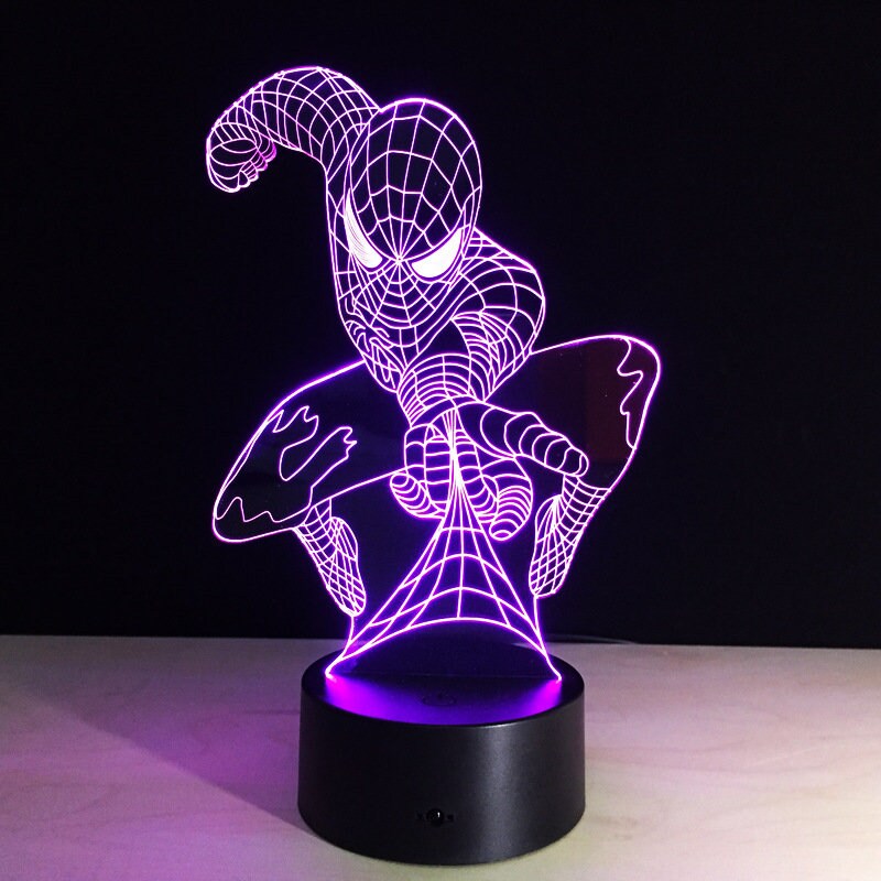 Awesome 3D "Spiderman" LED Lamp (2085) - FREE SHIPPING!