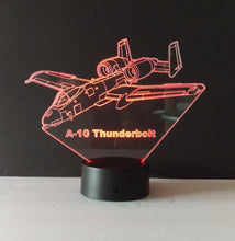 Load image into Gallery viewer, Awesome &quot;A-10 Thunderbolt&quot; 3D LED Lamp (1135)