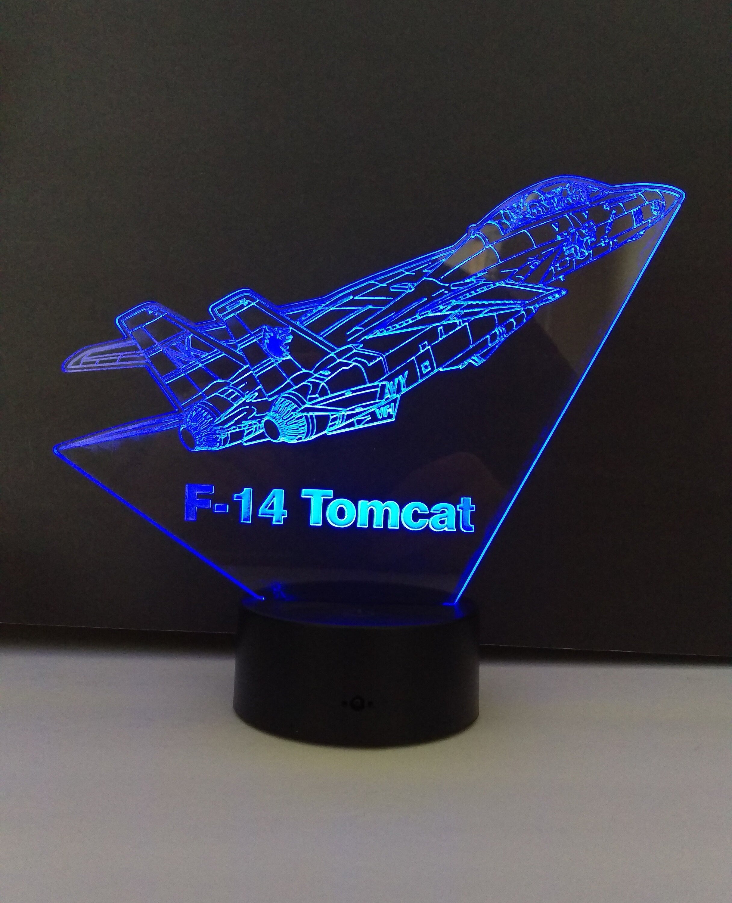 Awesome 3D "Grumman F-14A Tomcat" LED Lamp (1153) - FREE SHIPPING!