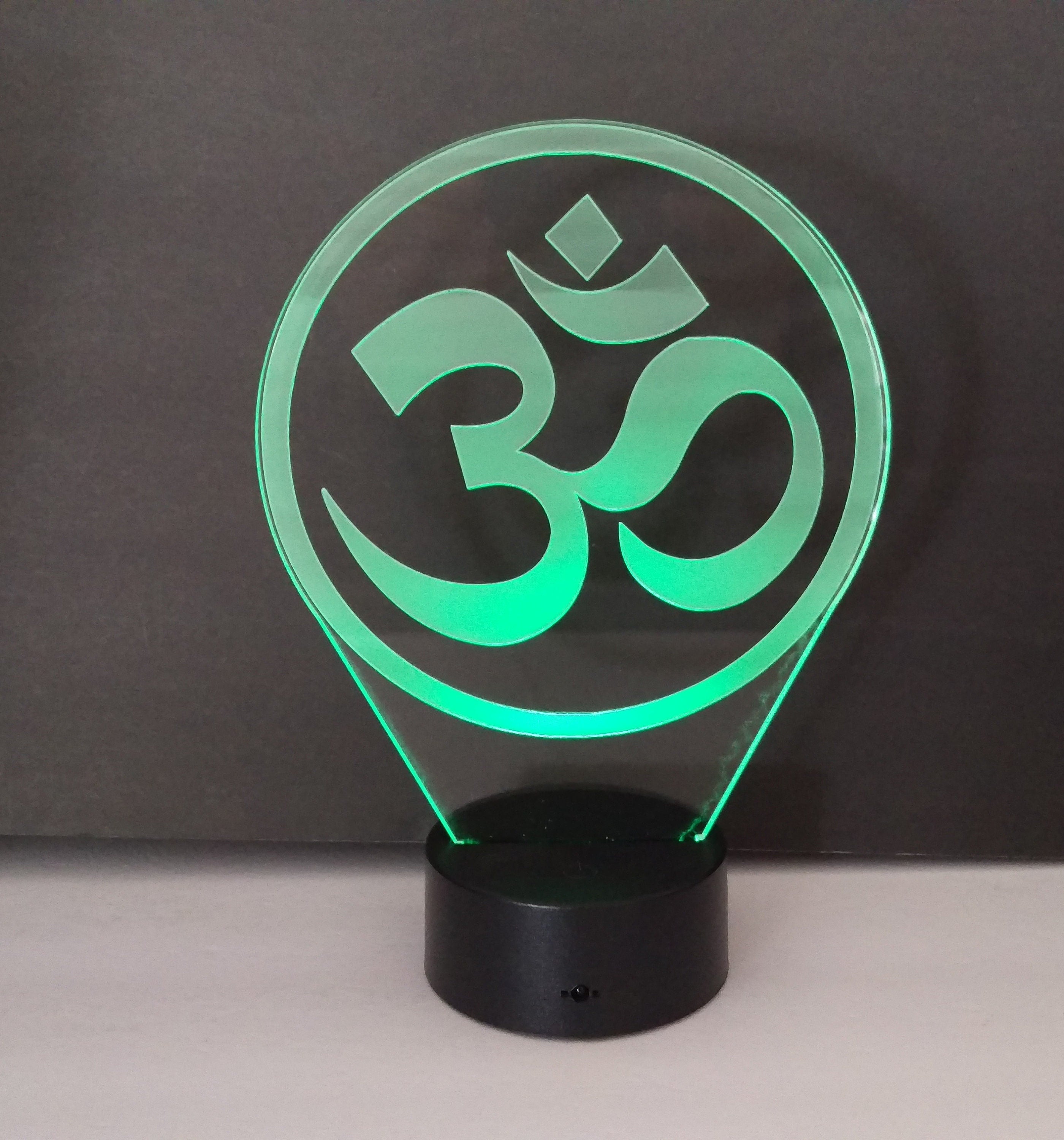 Awesome "Yoga Um" 3D LED Lamp (1155) - FREE SHIPPING!