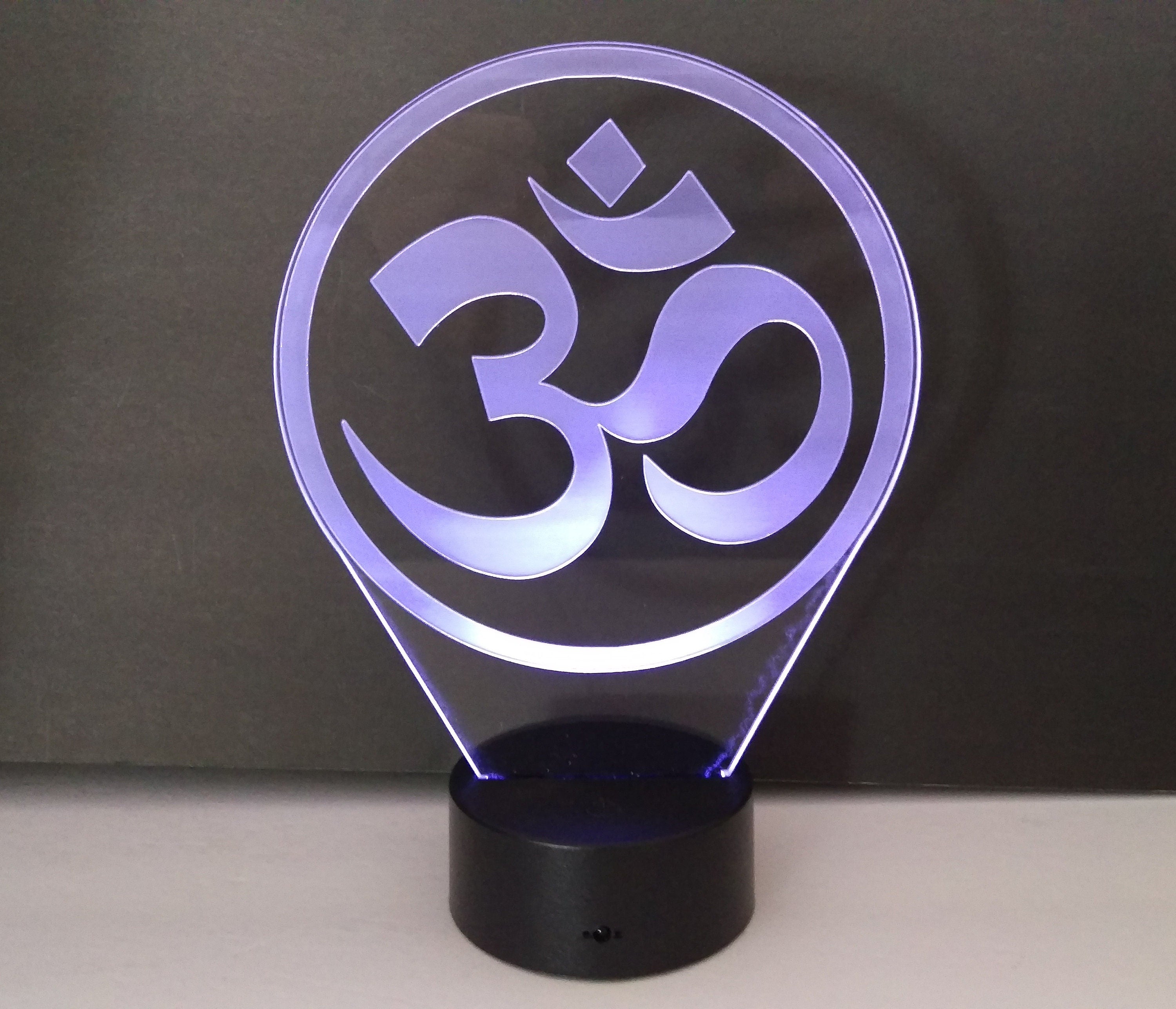 Awesome "Yoga Um" 3D LED Lamp (1155) - FREE SHIPPING!