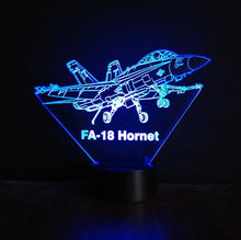 Load image into Gallery viewer, Awesome &quot;McD FA-18 Hornet&quot; 3D LED Lamp (1152) - Free Shipping!