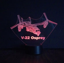 Load image into Gallery viewer, Awesome 3D &quot;OV-22 Osprey &quot; LED Lamp (1173) - Free Shipping!
