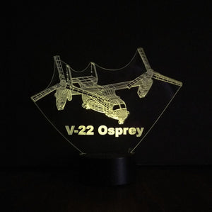 Awesome 3D "OV-22 Osprey " LED Lamp (1173) - Free Shipping!