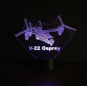 Awesome 3D "OV-22 Osprey " LED Lamp (1173) - Free Shipping!
