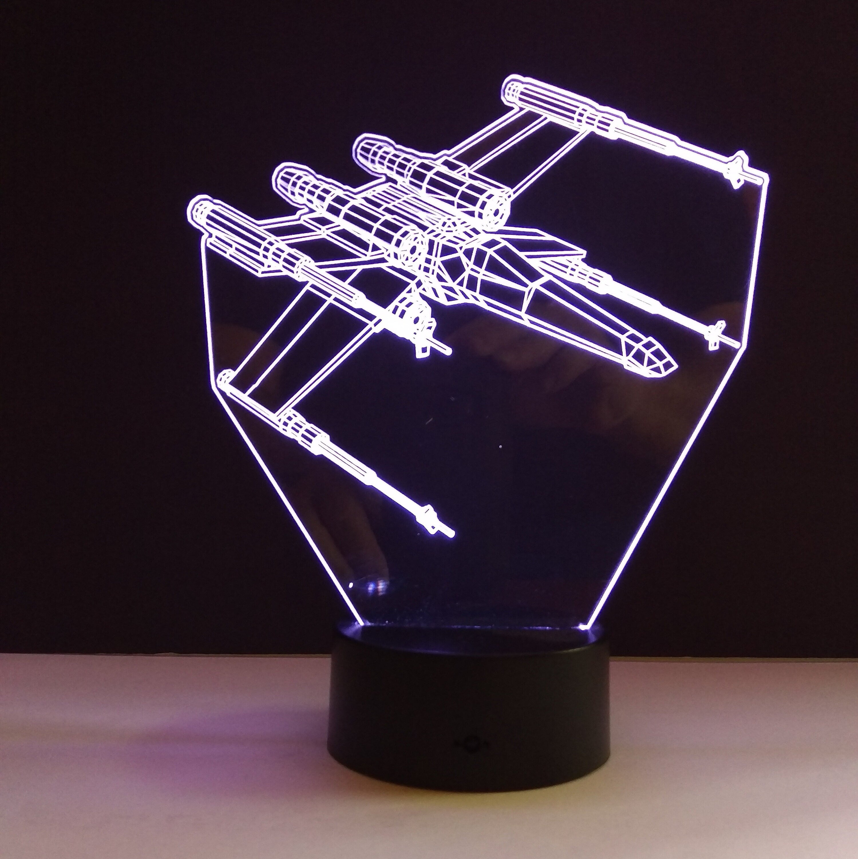 Awesome "Star Wars X-Wing Fighter" 3D LED Lamp (21205) - FREE Shipping!