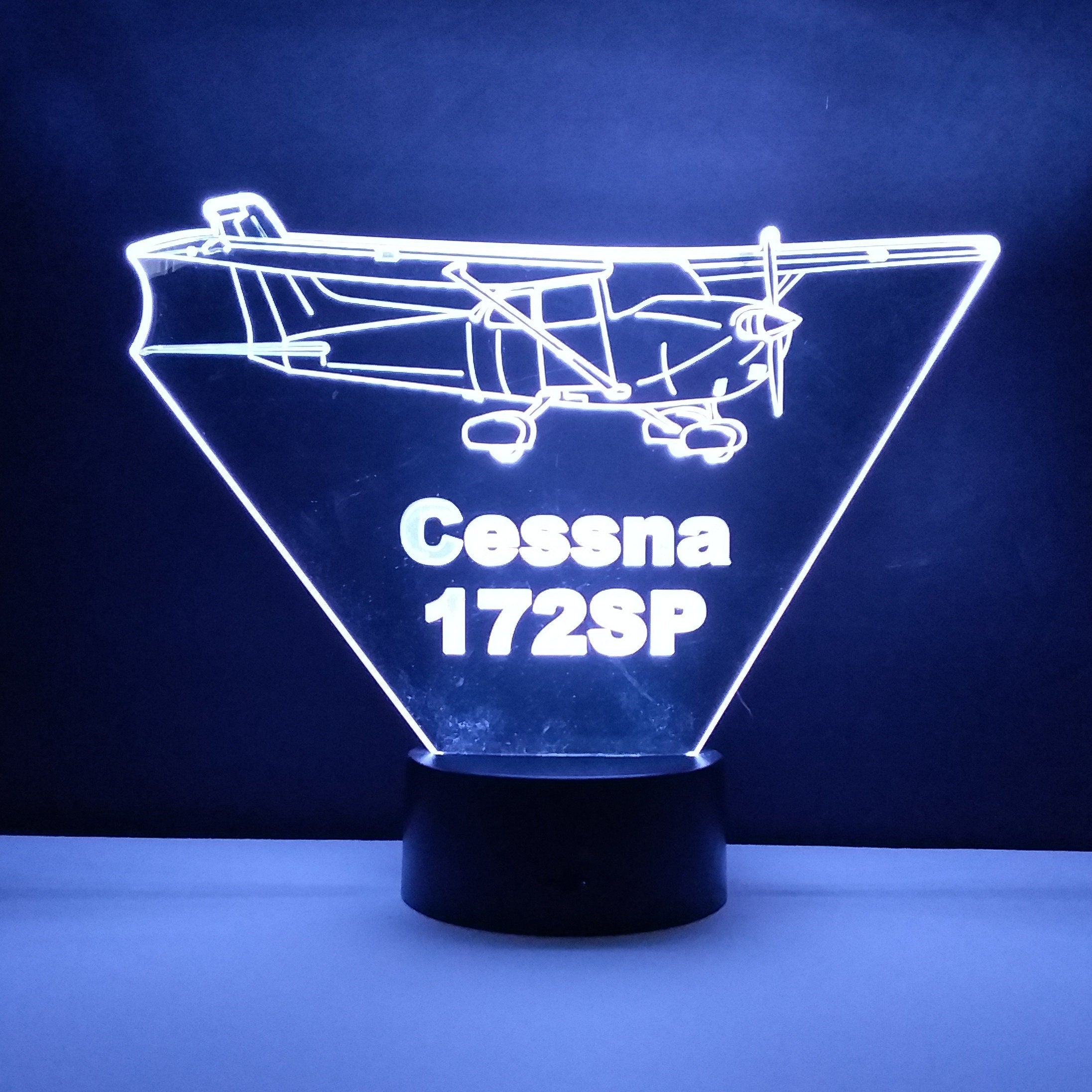 Awesome "Cessna 172SP Airplane" 3D LED Lamp (1180) - FREE SHIPPING!