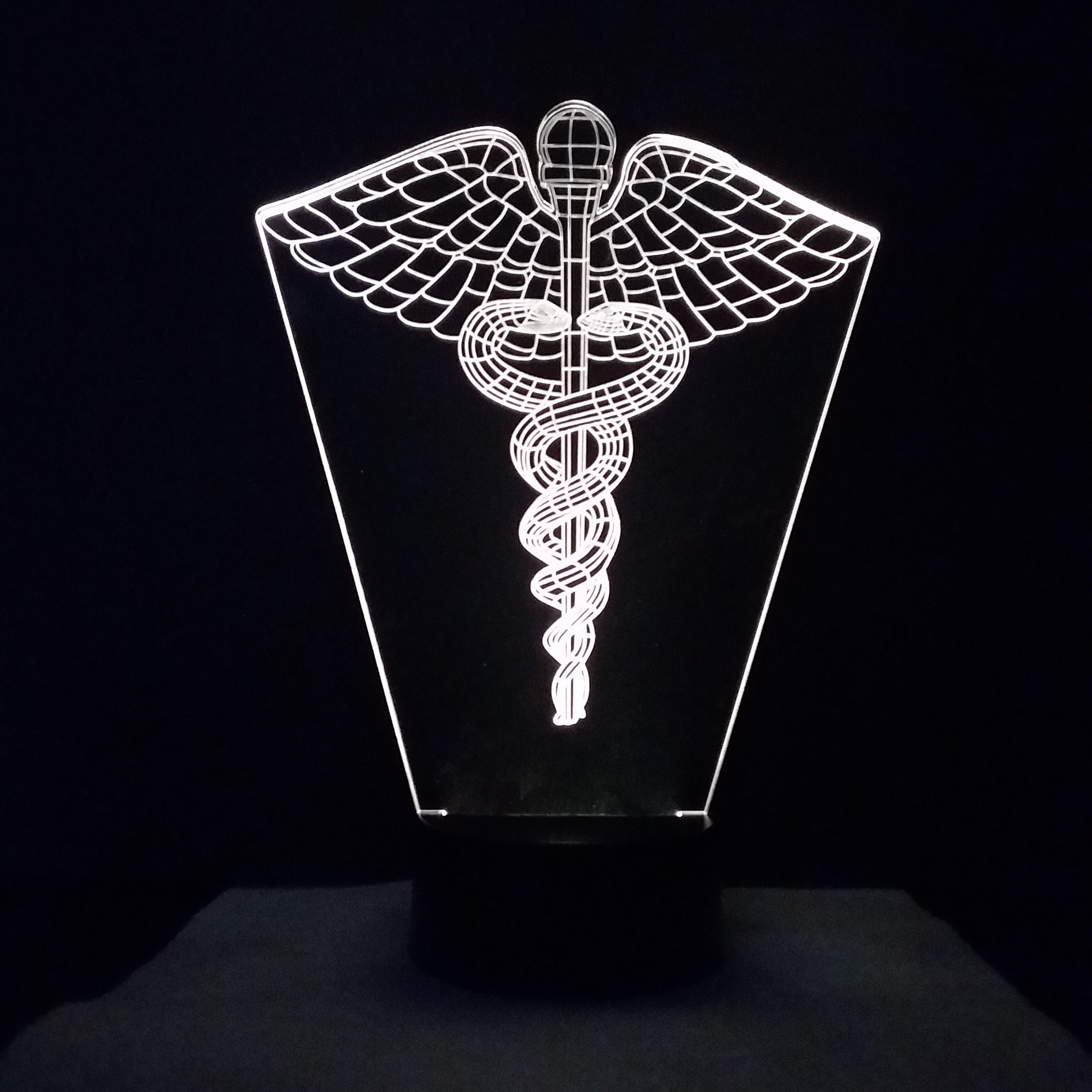 Awesome "Medical Symbol" 3D LED Lamp (21158) - FREE SHIPPING!