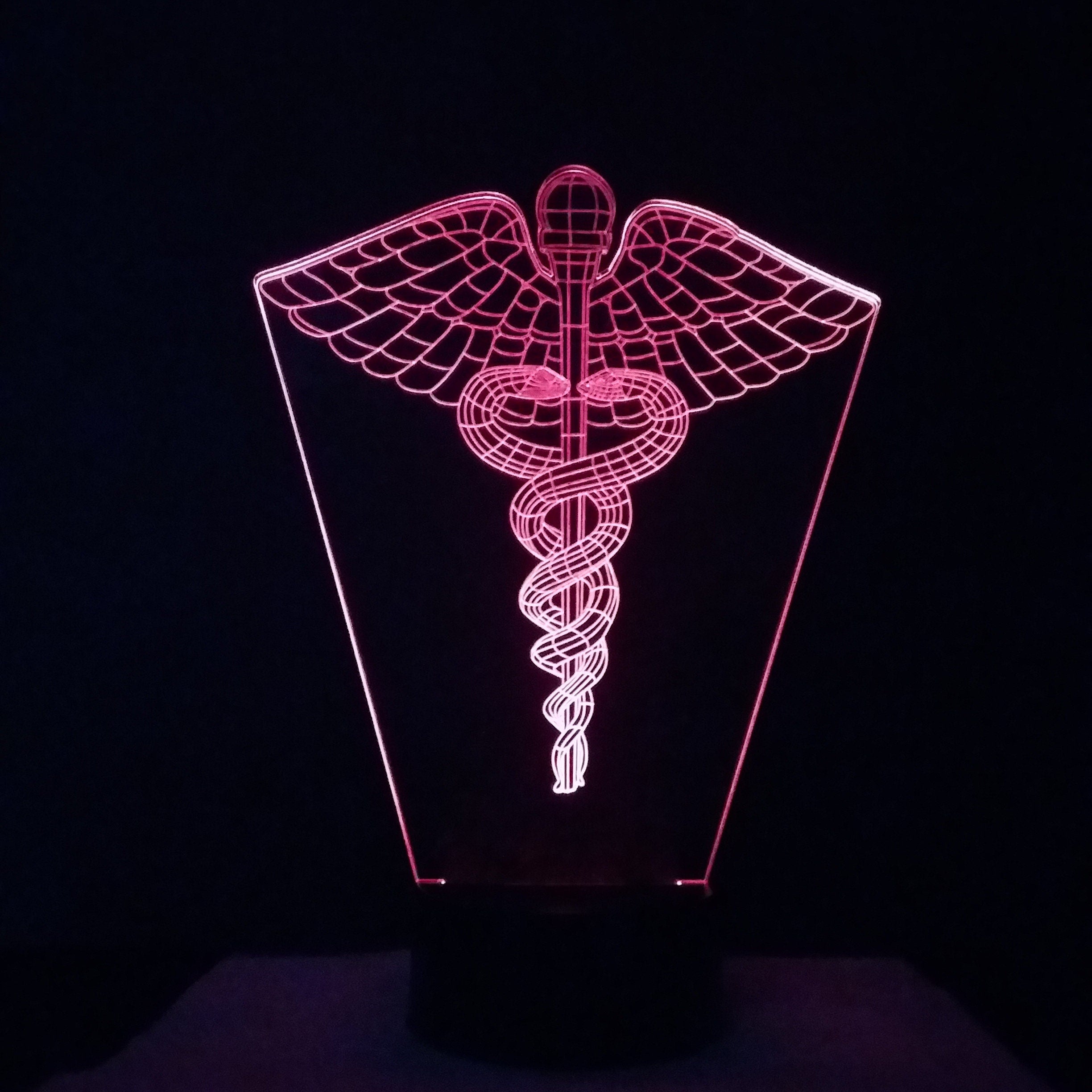 Awesome "Medical Symbol" 3D LED Lamp (21158) - FREE SHIPPING!