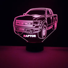 Load image into Gallery viewer, Awesome &quot;F-150 Ford Raptor&quot; 3D LED lamp (1229) - FREE SHIPPING!