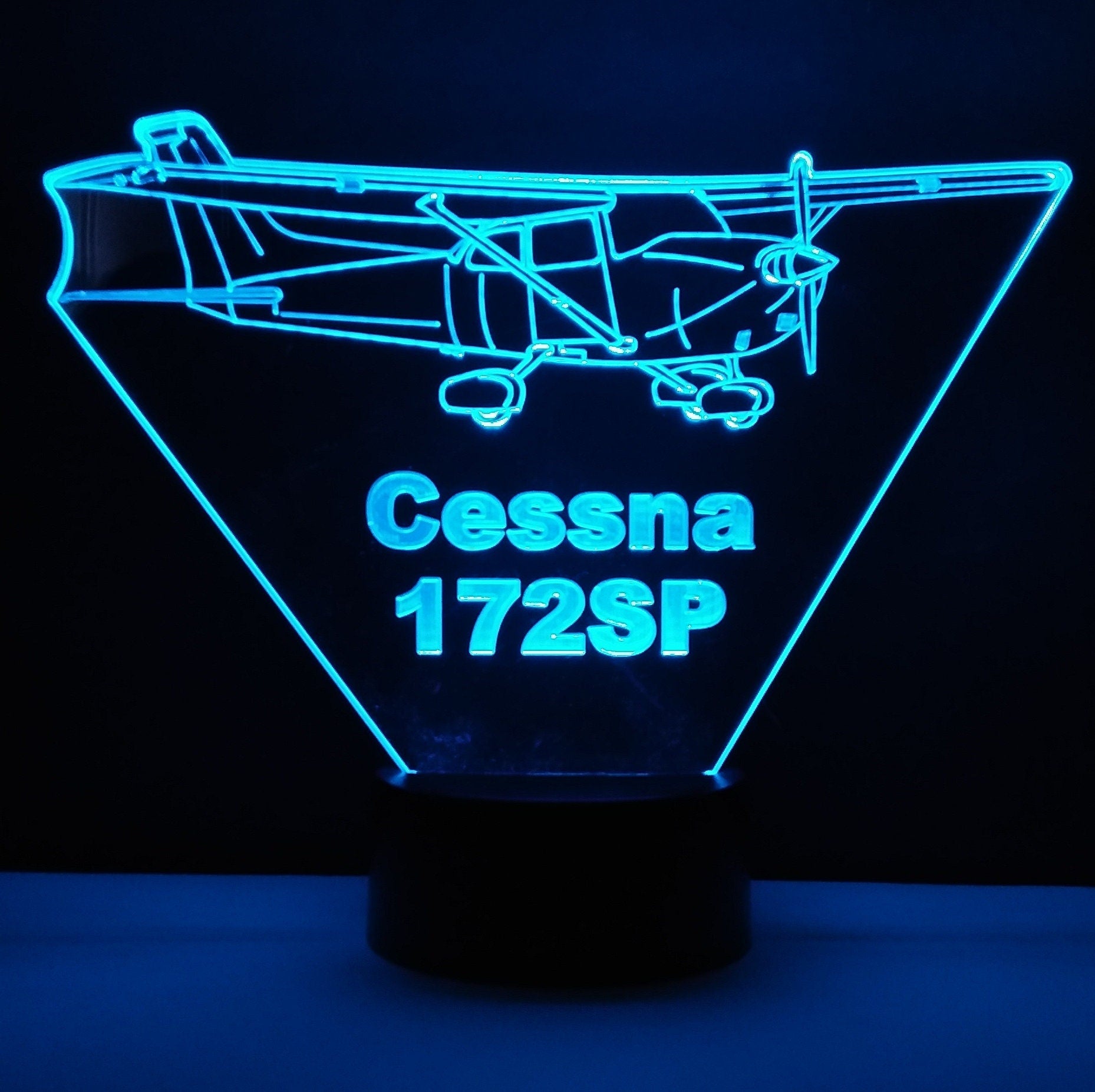 Awesome "Cessna 172SP Airplane" 3D LED Lamp (1180) - FREE SHIPPING!