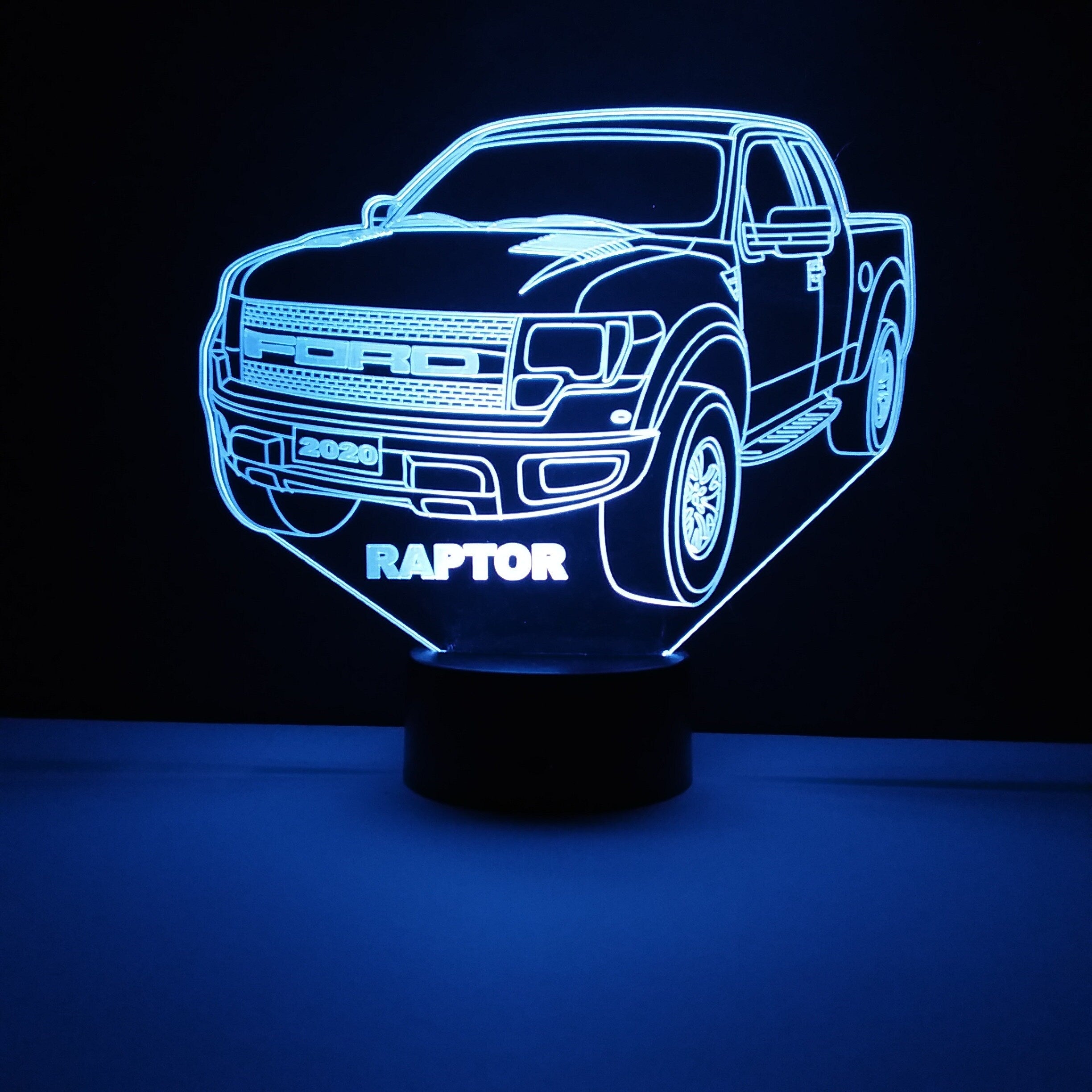 Awesome "F-150 Ford Raptor" 3D LED lamp (1229) - FREE SHIPPING!
