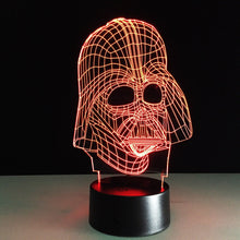Load image into Gallery viewer, Awesome &quot;Darth Vader&quot; 3D LED Lamp (2039)