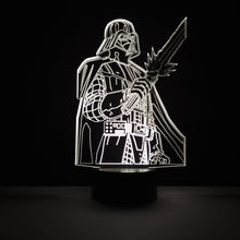 Load image into Gallery viewer, Awesome &quot;Darth Vader&quot; 3D LED Lamp (1225)