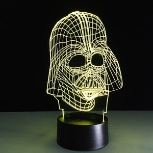 Awesome "Darth Vader" 3D LED Lamp (2039)