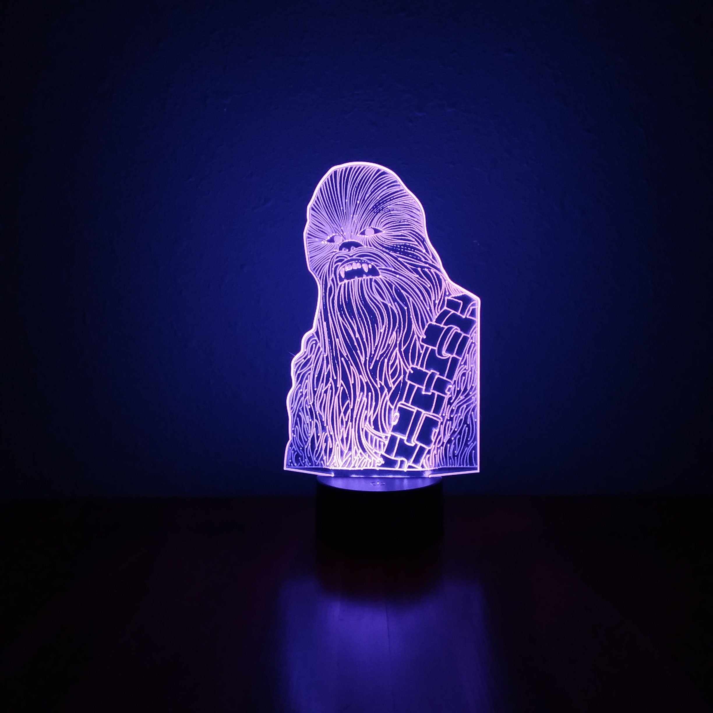 Awesome "Star Wars Chewbacca" 3D LED Lamp (1246) - FREE Shipping!