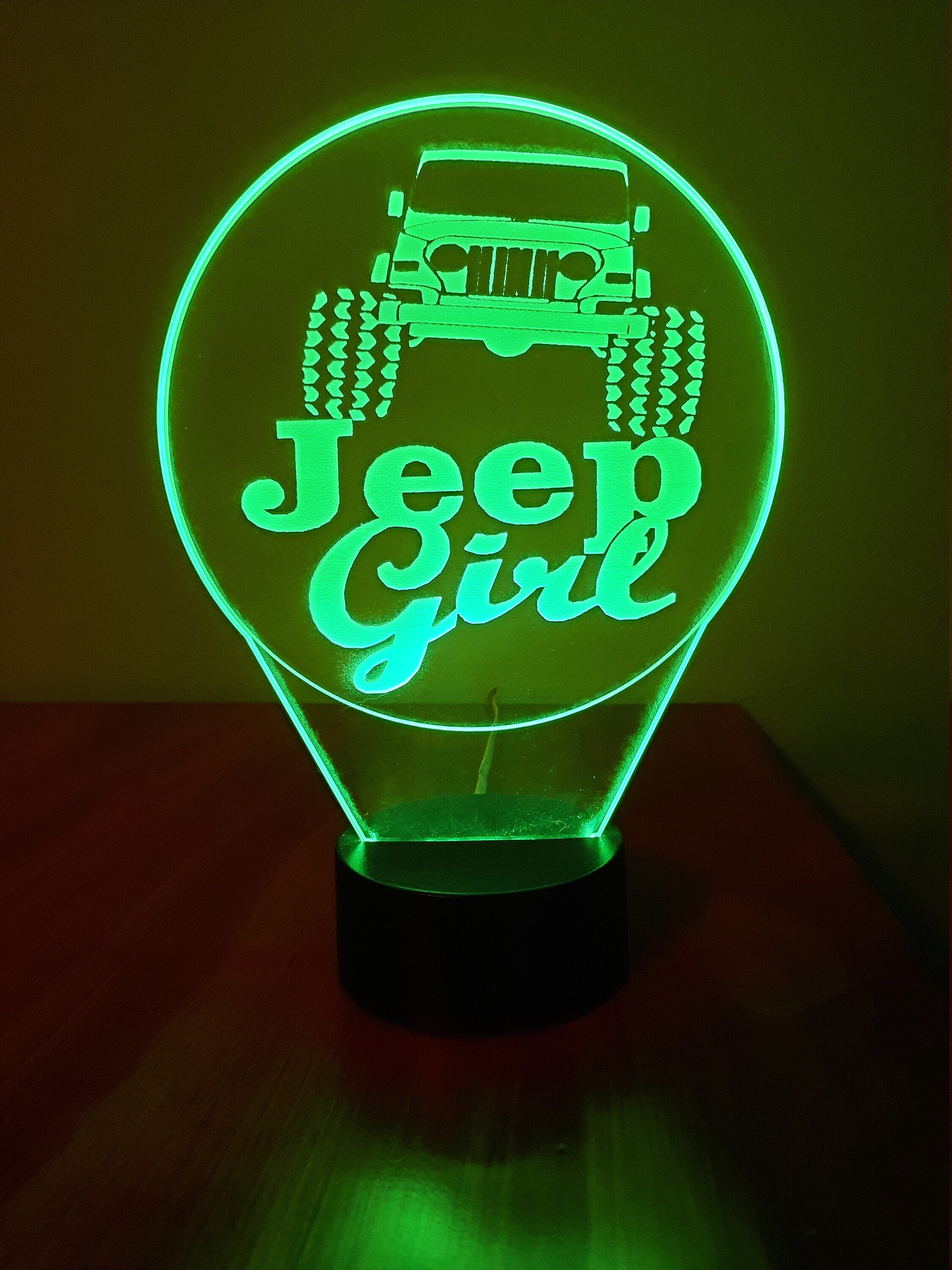 Awesome "Jeep Girl" LED Lamp (1261)