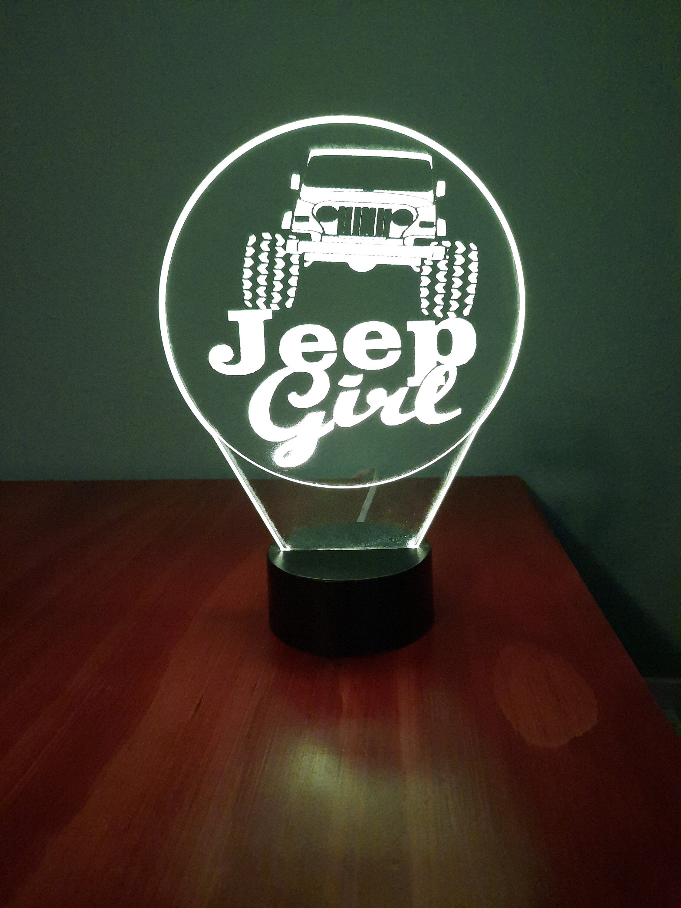Awesome "Jeep Girl" LED Lamp (1261)