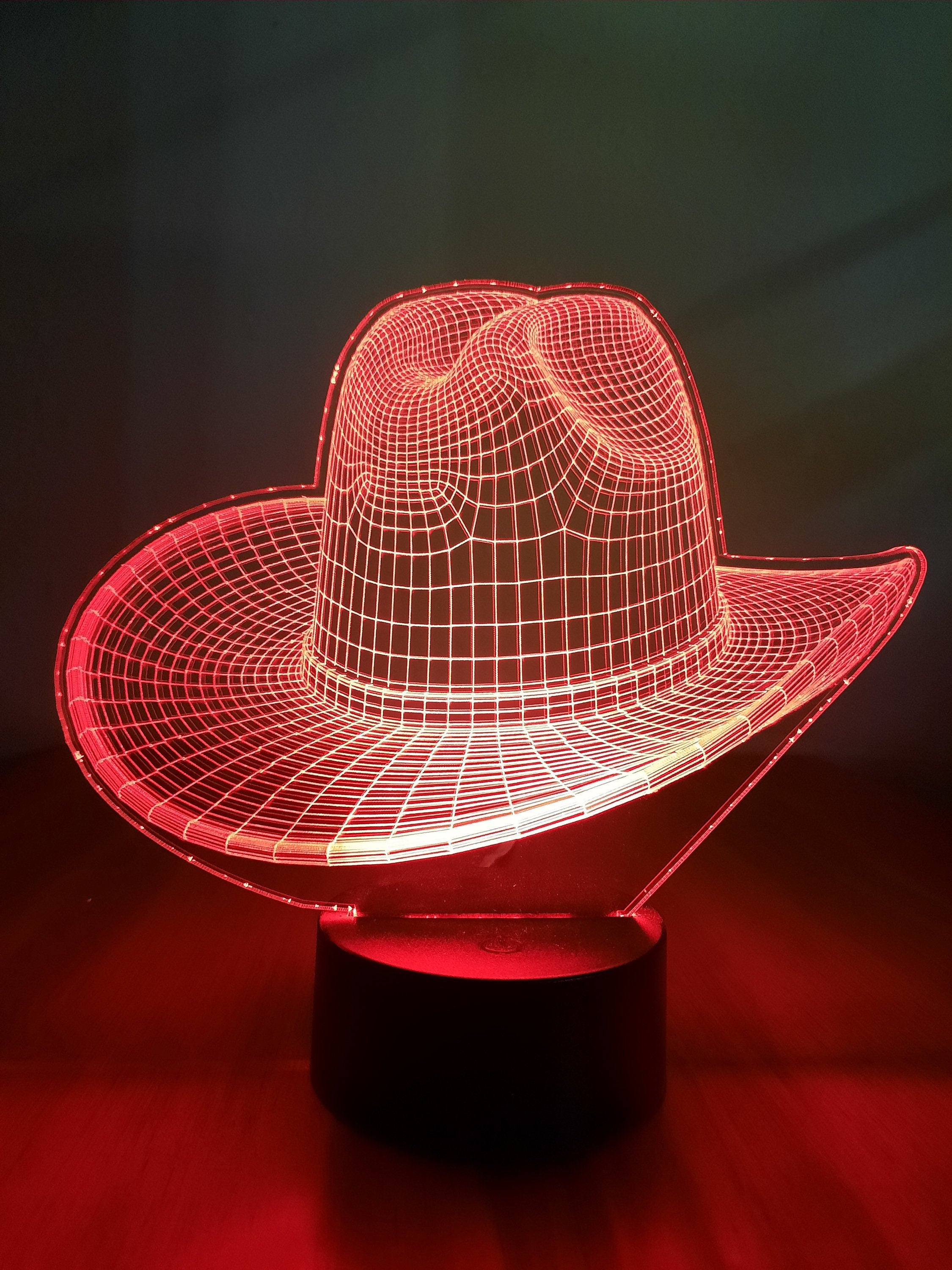 Awesome "Cowboy Hat" LED Lamp (1166) - FREE Shipping!