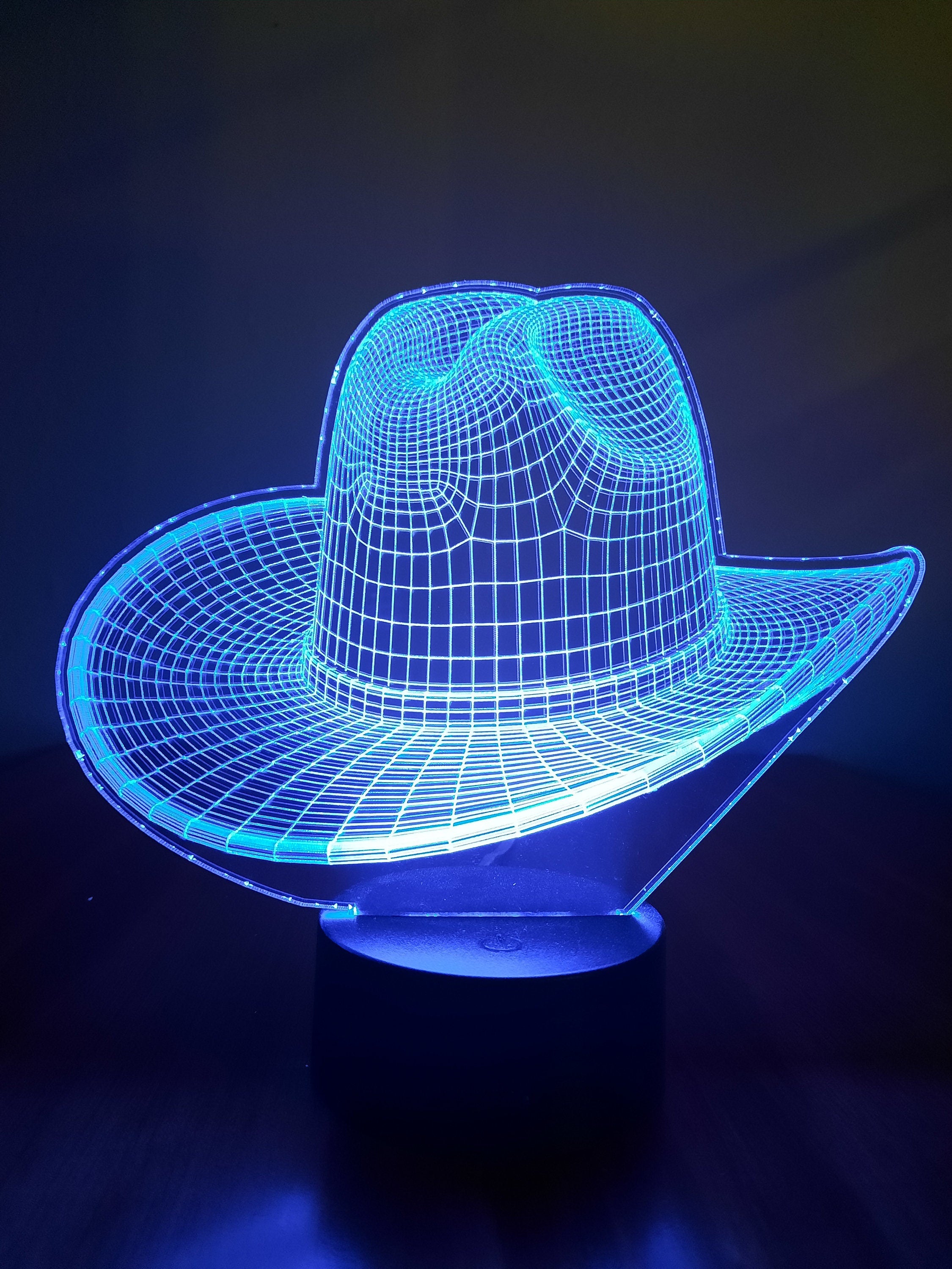 Awesome "Cowboy Hat" LED Lamp (1166) - FREE Shipping!