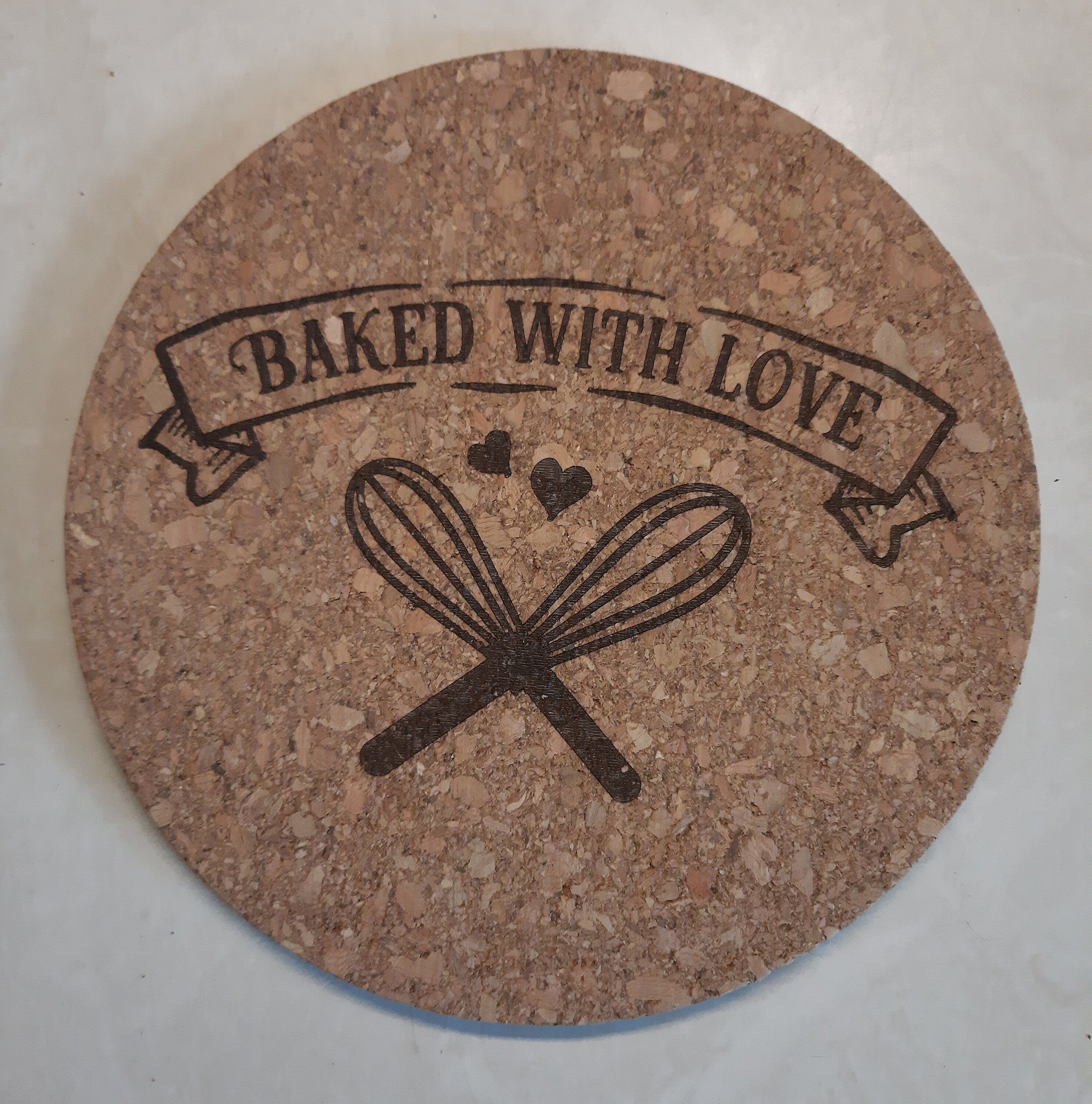 Engraved Cork Trivets (670) - FREE SHIPPING