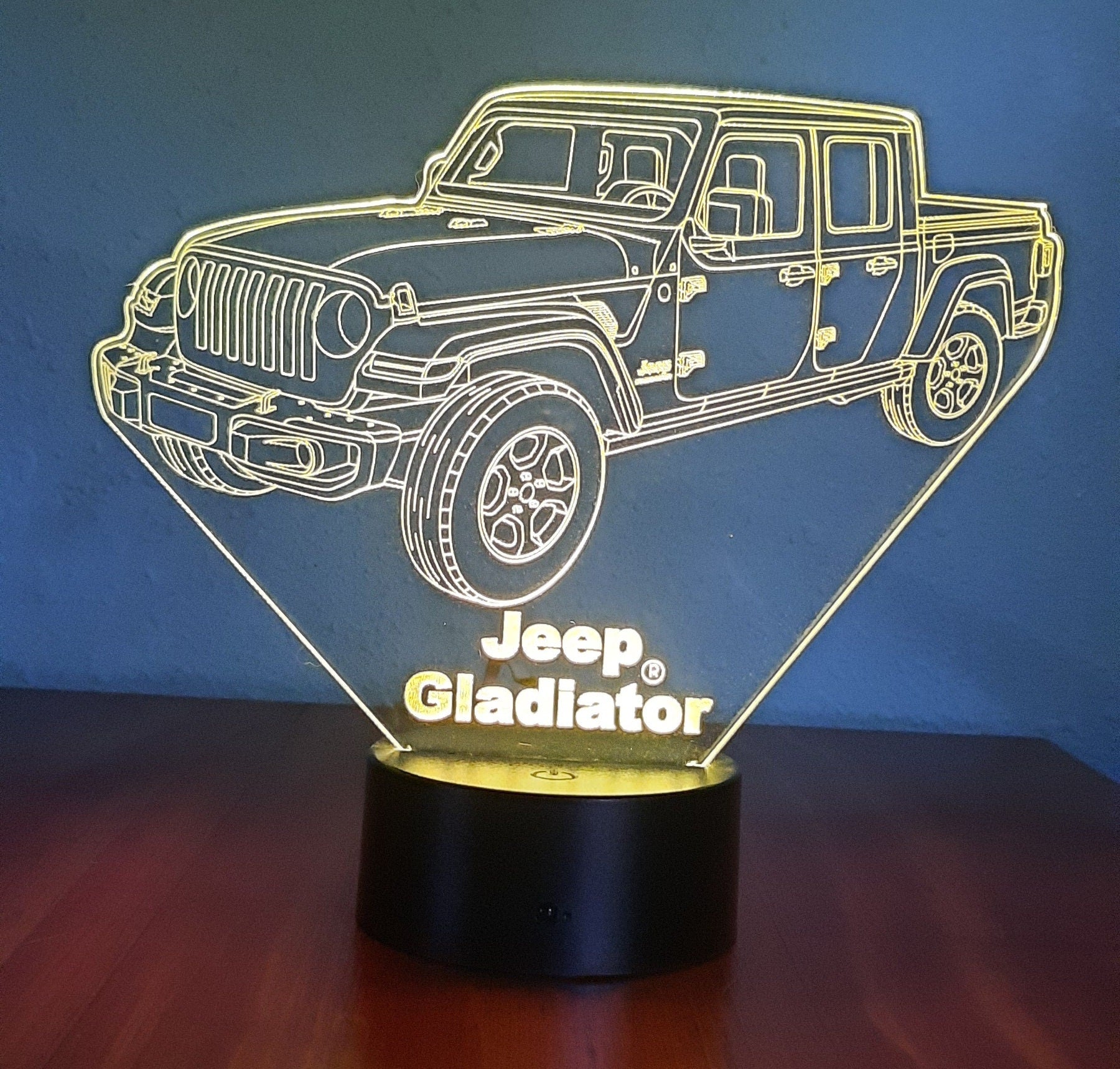 Awesome "Jeep Gladiator" 3D LED lamp (1277) - FREE SHIPPING!