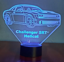 Load image into Gallery viewer, Awesome &quot;Dodge Challenger SRT Hellcat&quot; 3D LED Lamp (1284) - Free Shipping